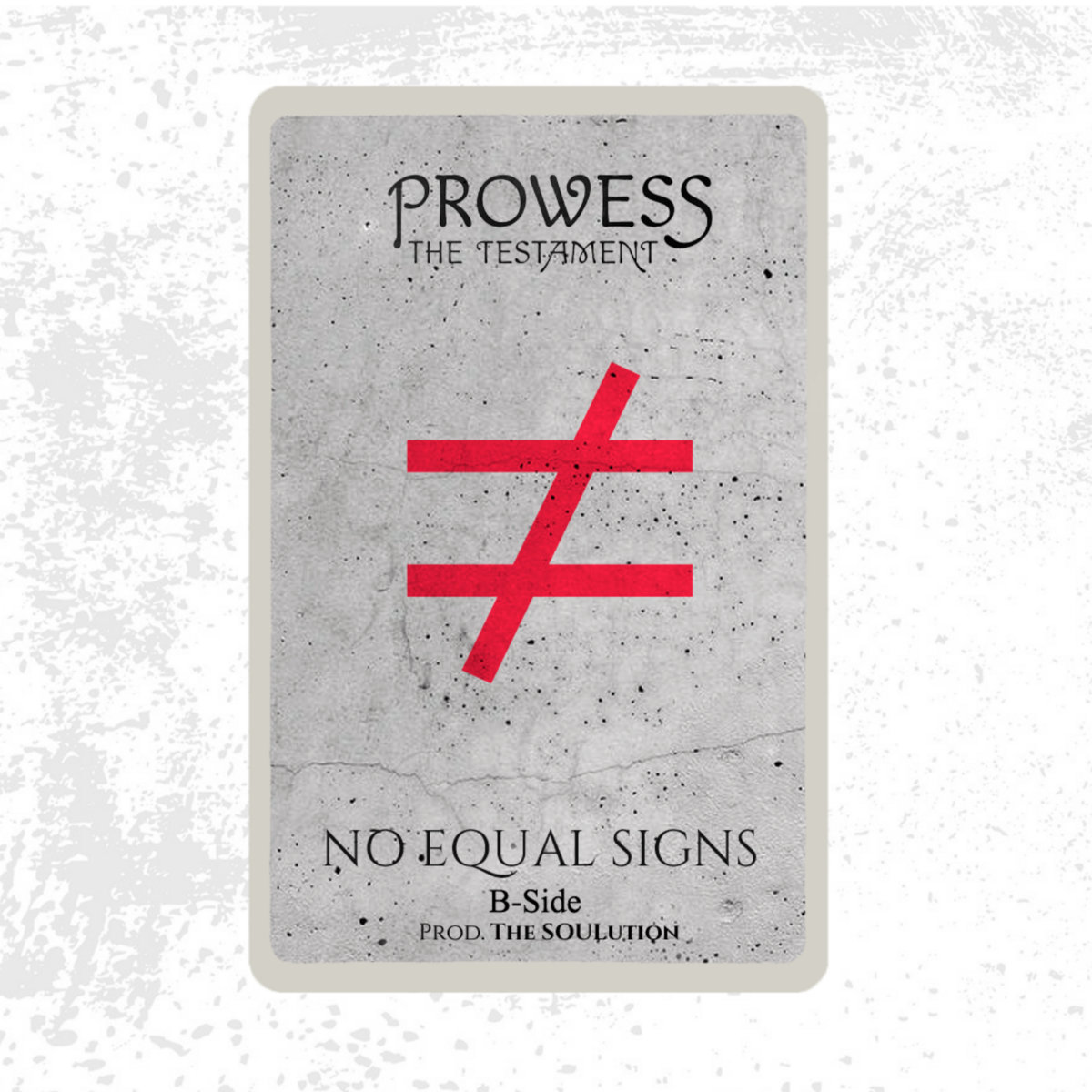 No Equal Signs ≠ cover art